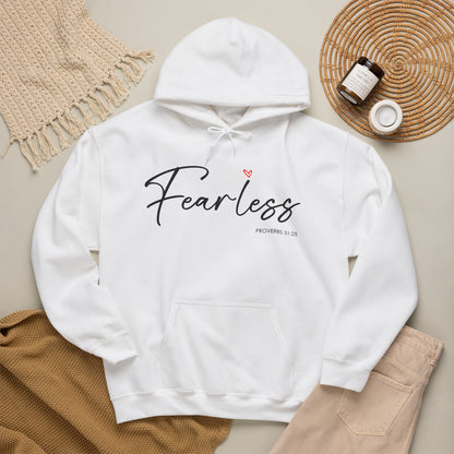 "Fearless" Inspirational Pullover Hoodie