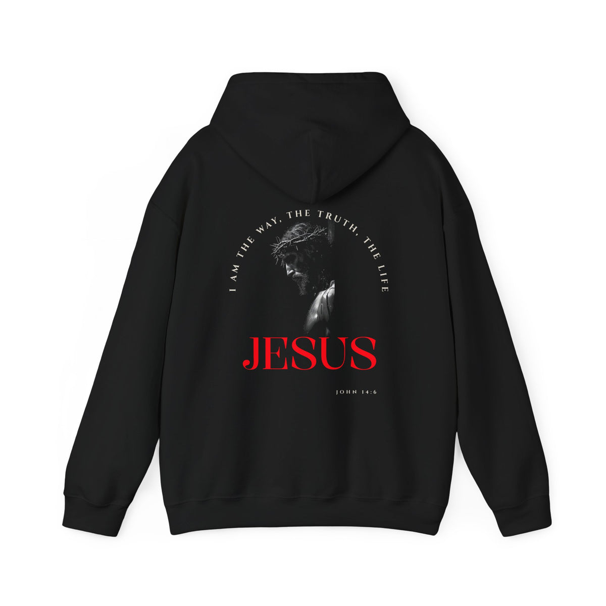 "I Am The Way" Faith-Inspired  Unisex Hooded Sweatshirt