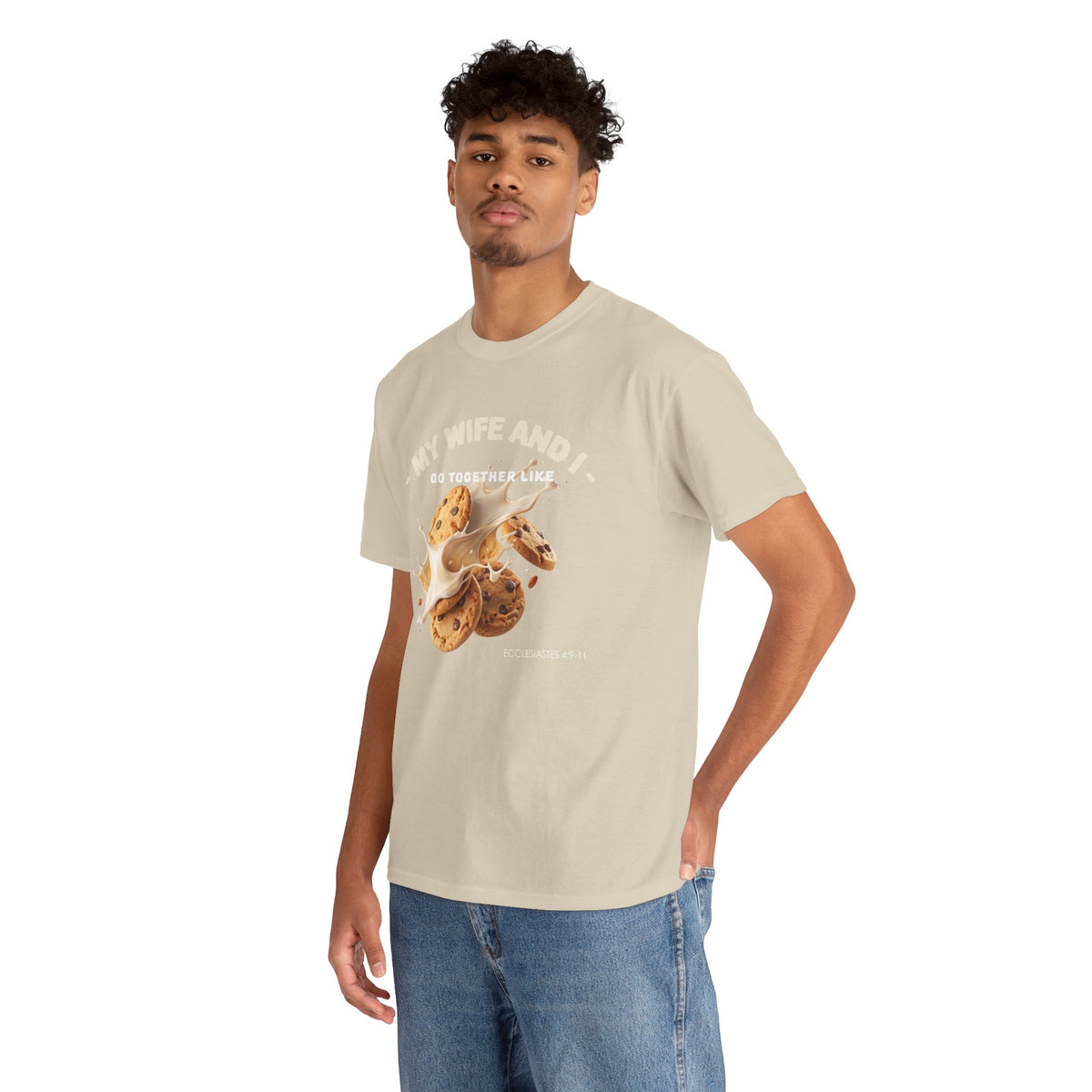 My Wife and I Go Together Like Cookies & Milk Men's Graphic Tee