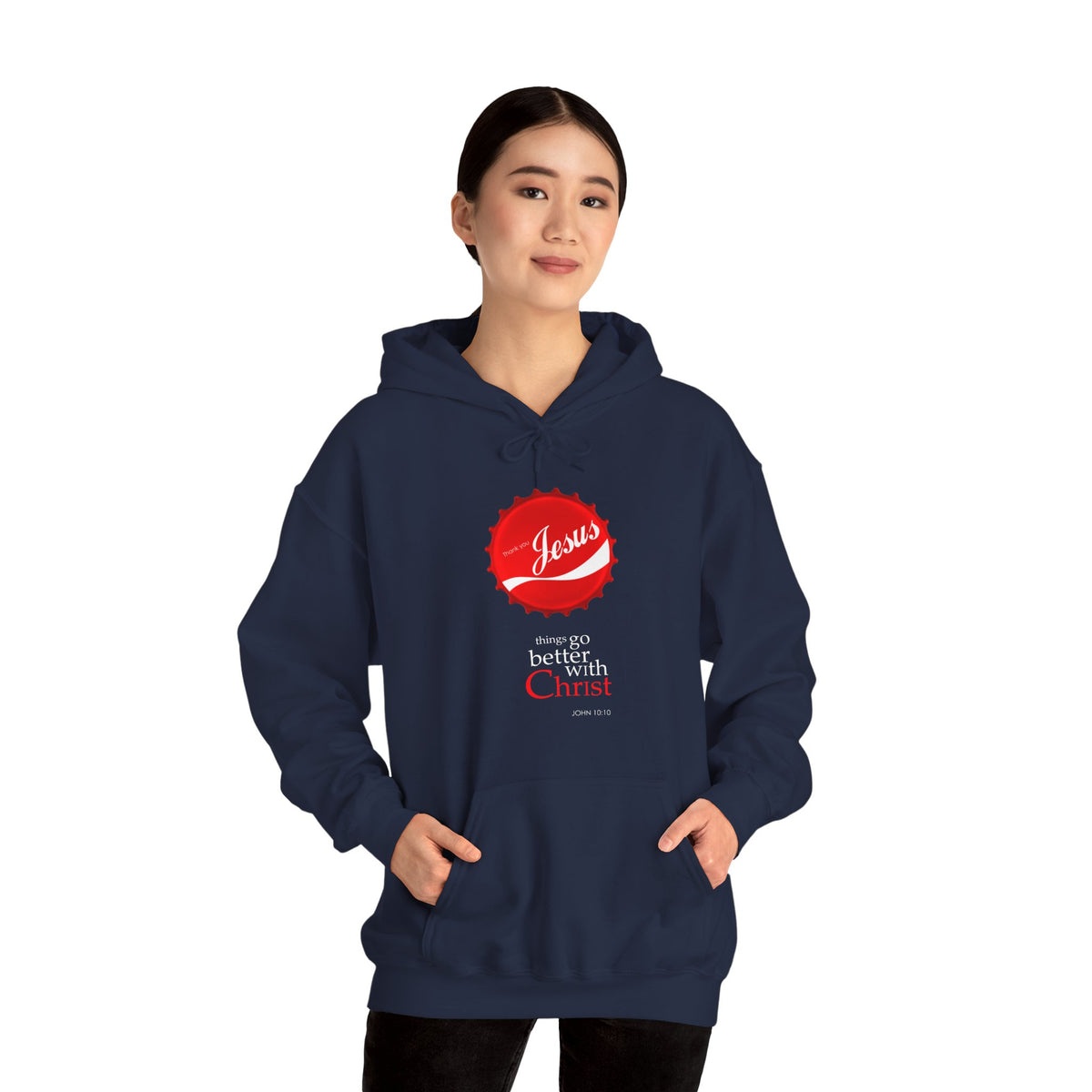Things Go Better with Christ - Unisex Hooded Sweatshirt