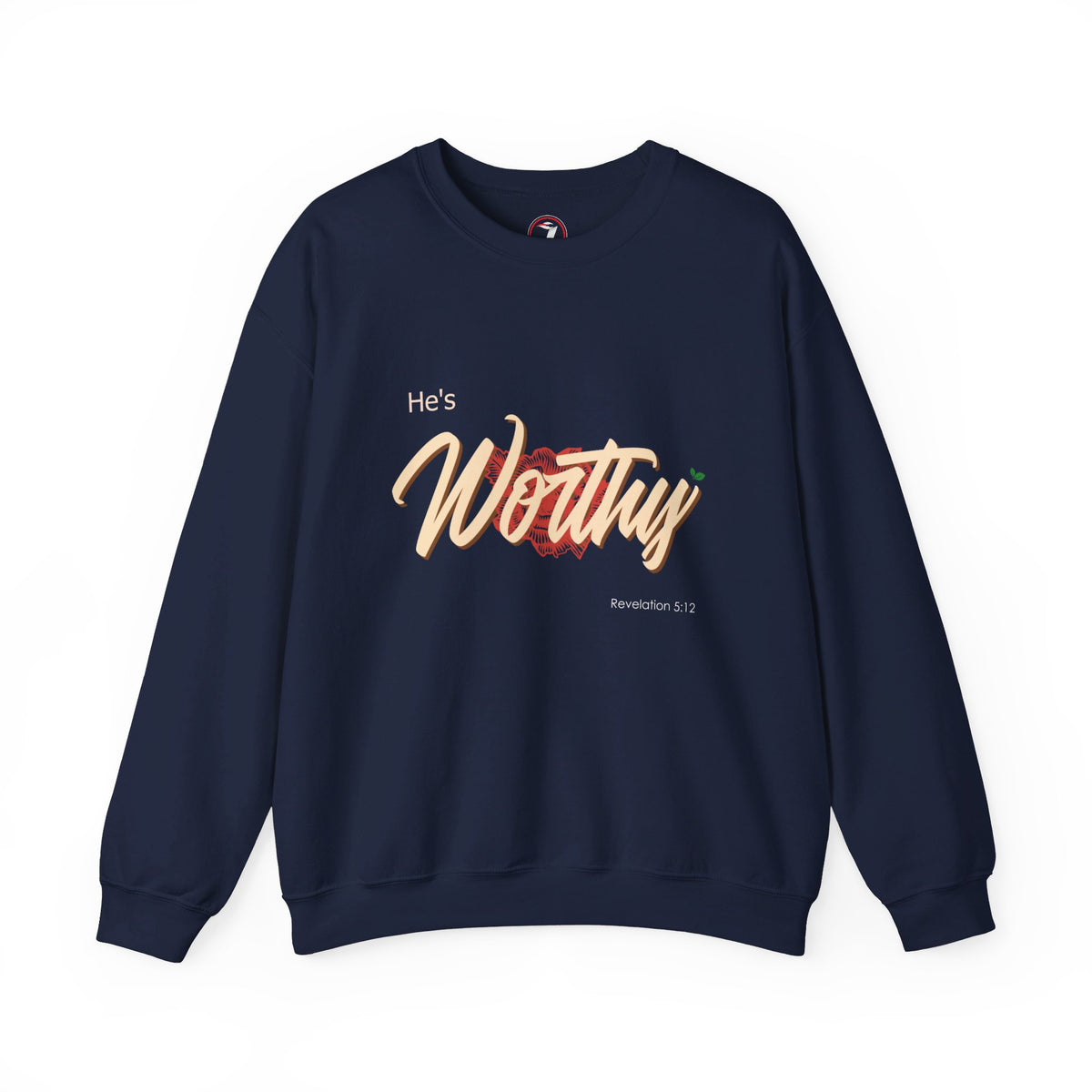 He's Worthy Unisex Heavy Blend™ Crewneck Sweatshirt