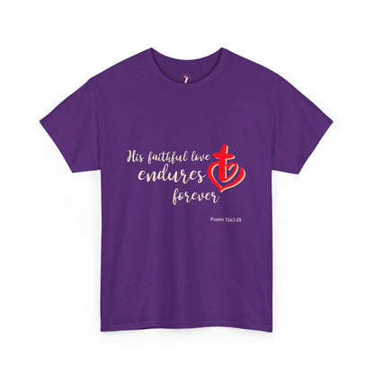 His Faithful Love Unisex Heavy Cotton Tee