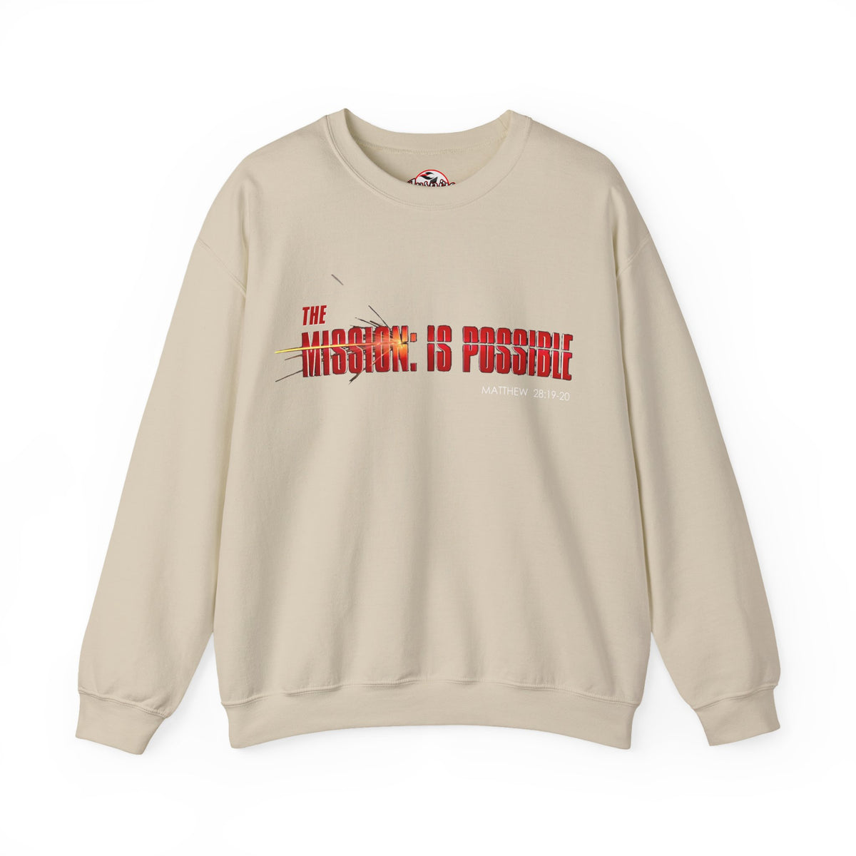 "The Mission is Possible" Motivational Crewneck Sweatshirt