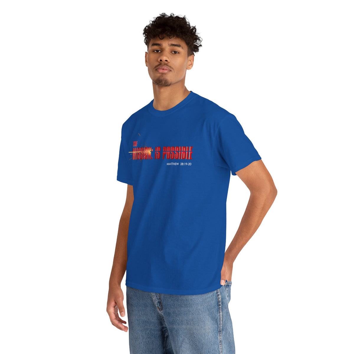 The Mission is Possible Motivational Unisex Graphic T-Shirt