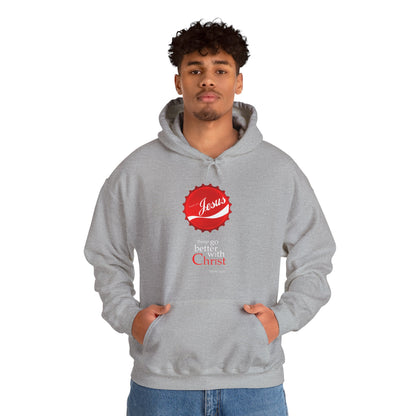 Things Go Better with Christ - Unisex Hooded Sweatshirt