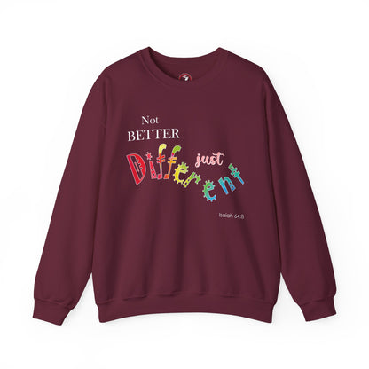 Just Different Unisex Heavy Blend™ Crewneck Sweatshirt