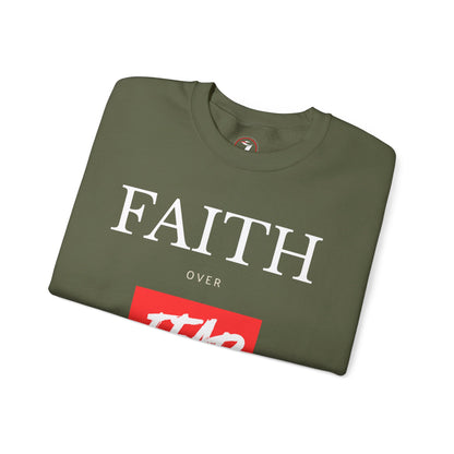 Faith over Fear Men's Unisex Heavy Blend™ Crewneck Sweatshirt