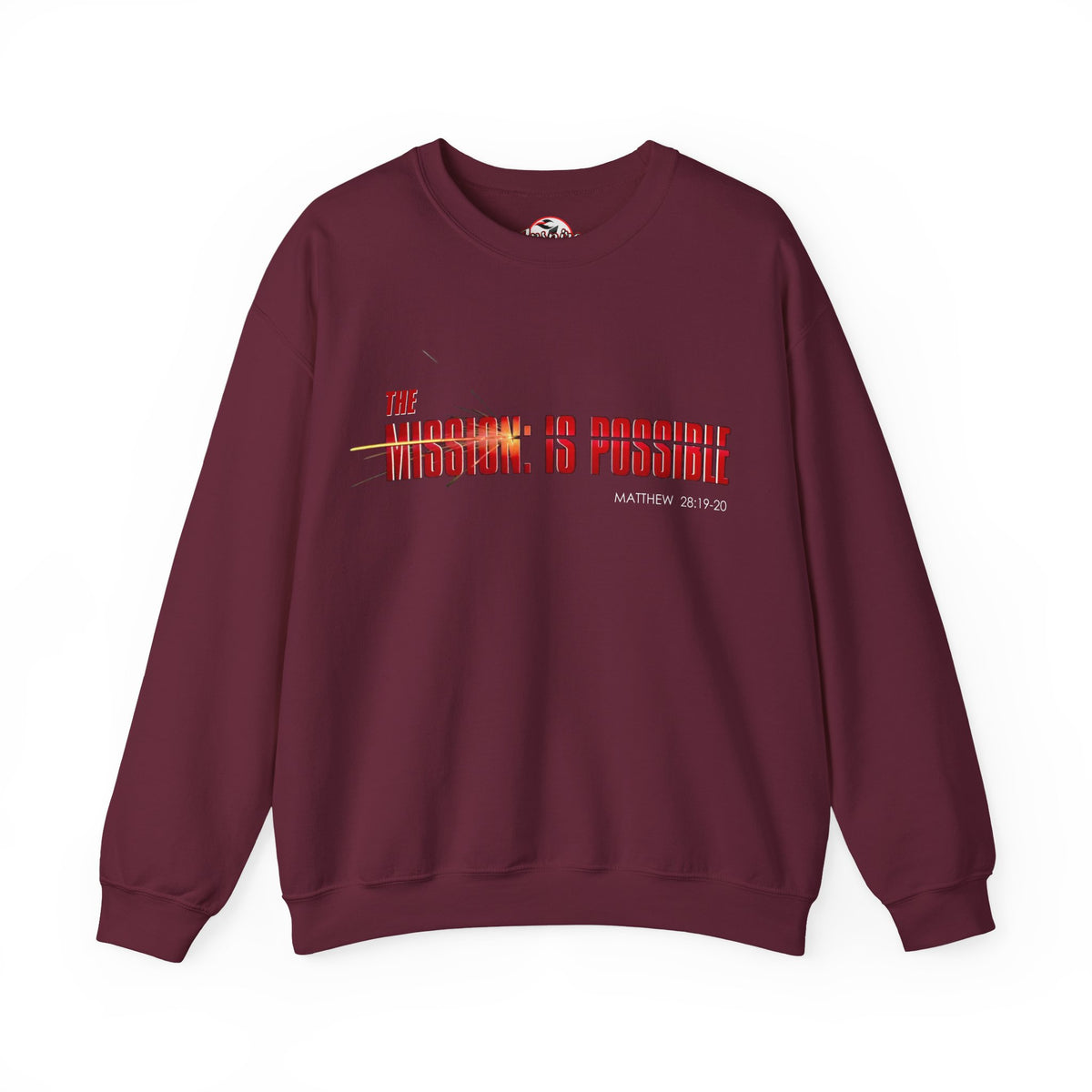 "The Mission is Possible" Motivational Crewneck Sweatshirt