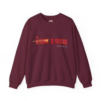 "The Mission is Possible" Motivational Crewneck Sweatshirt
