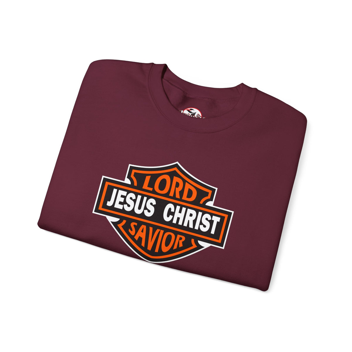 "Jesus Christ Lord and Savior" Motivational Crewneck Sweatshirt