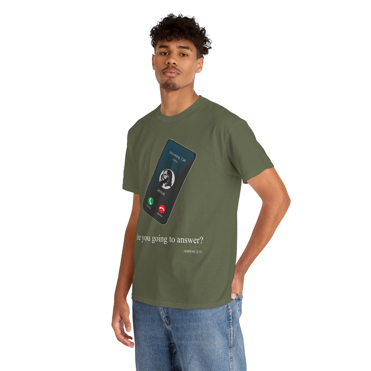 "Are You Going to Answer?" Inspirational Graphic Tee