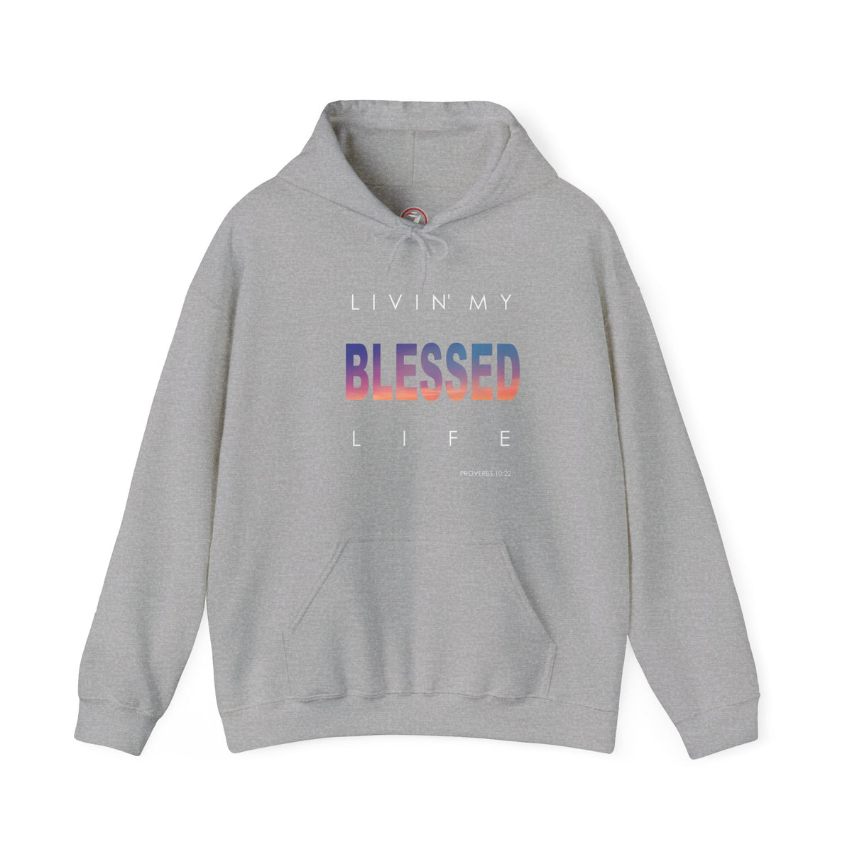 Living My Blessed Life Unisex Heavy Blend™ Hooded Sweatshirt
