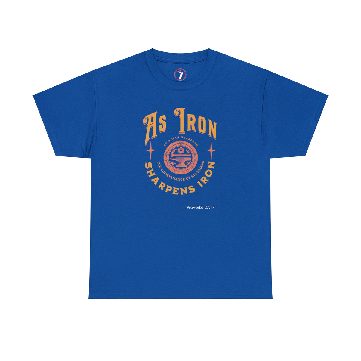 As Iron Sharpens Iron Unisex Heavy Cotton Tee