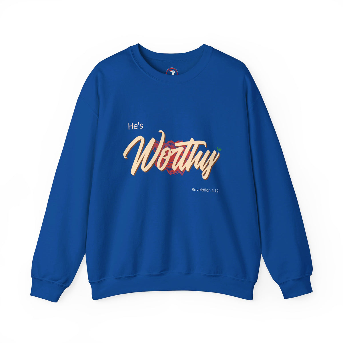 He's Worthy Unisex Heavy Blend™ Crewneck Sweatshirt