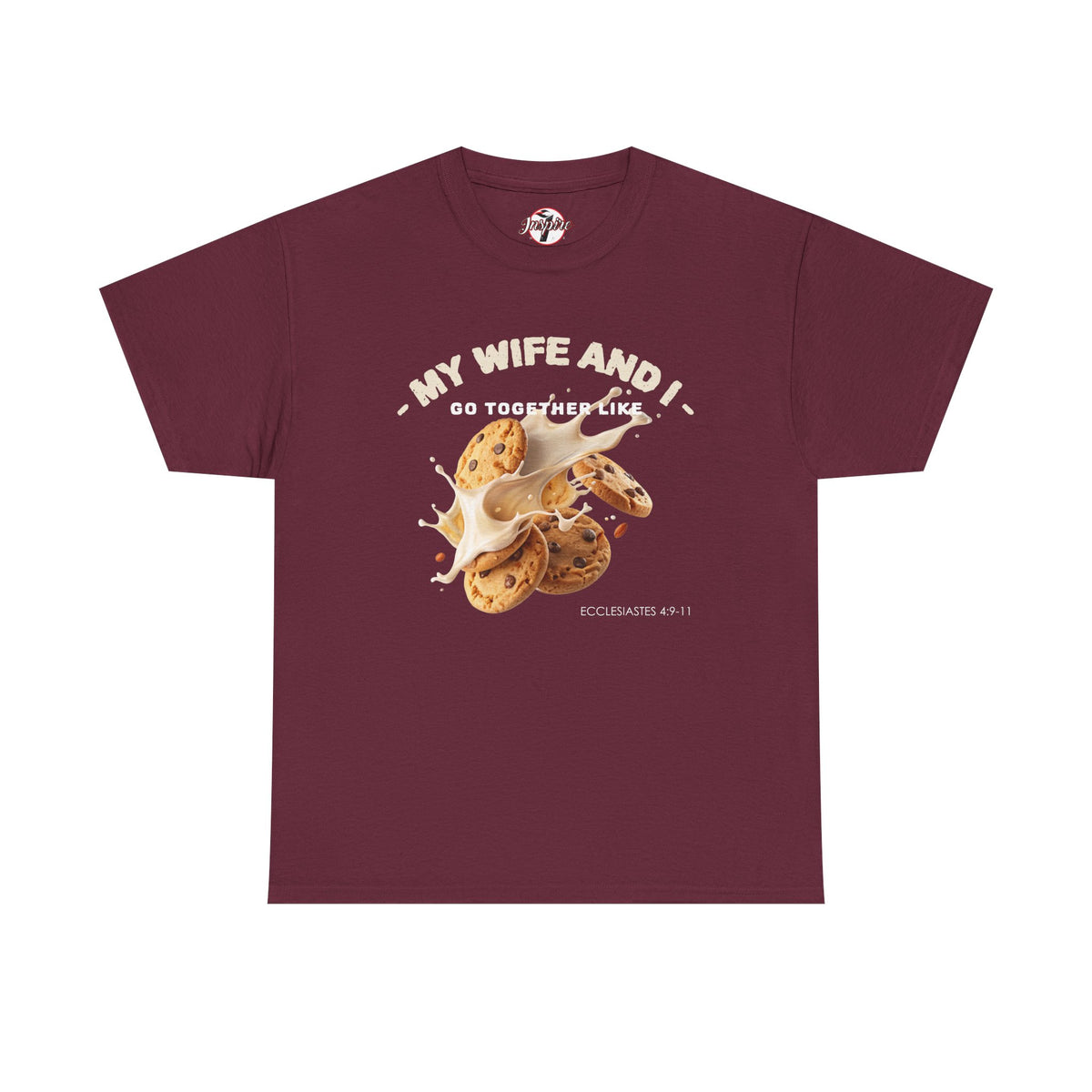 My Wife and I Go Together Like Cookies & Milk Men's Graphic Tee