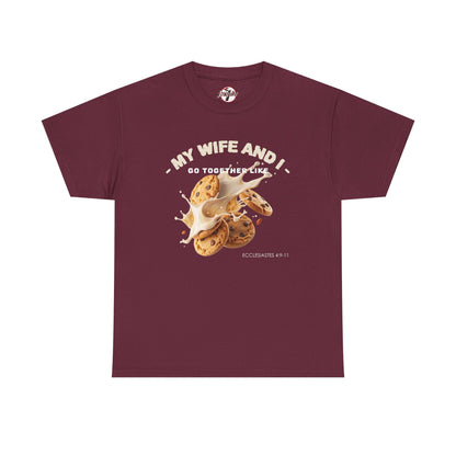My Wife and I Go Together Like Cookies & Milk Men's Graphic Tee