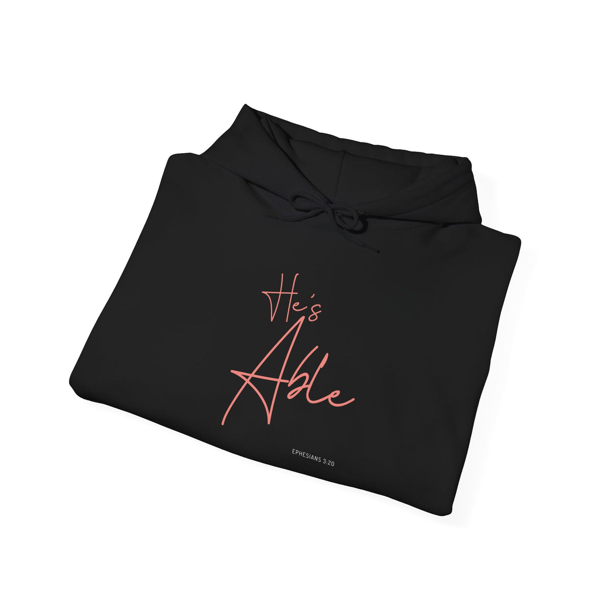 "He’s Able" Faith-Inspired Women's Pullover Hoodie