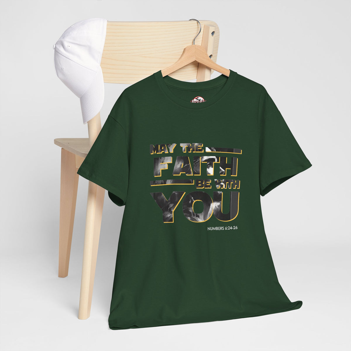 "May The Faith Be With You" Inspirational Graphic T‑Shirt