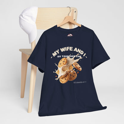 My Wife and I Go Together Like Cookies & Milk Men's Graphic Tee