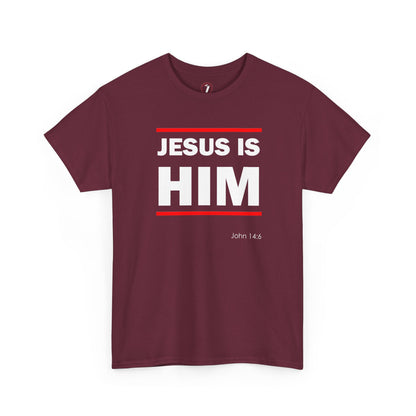 Jesus is Him Unisex Heavy Cotton Tee