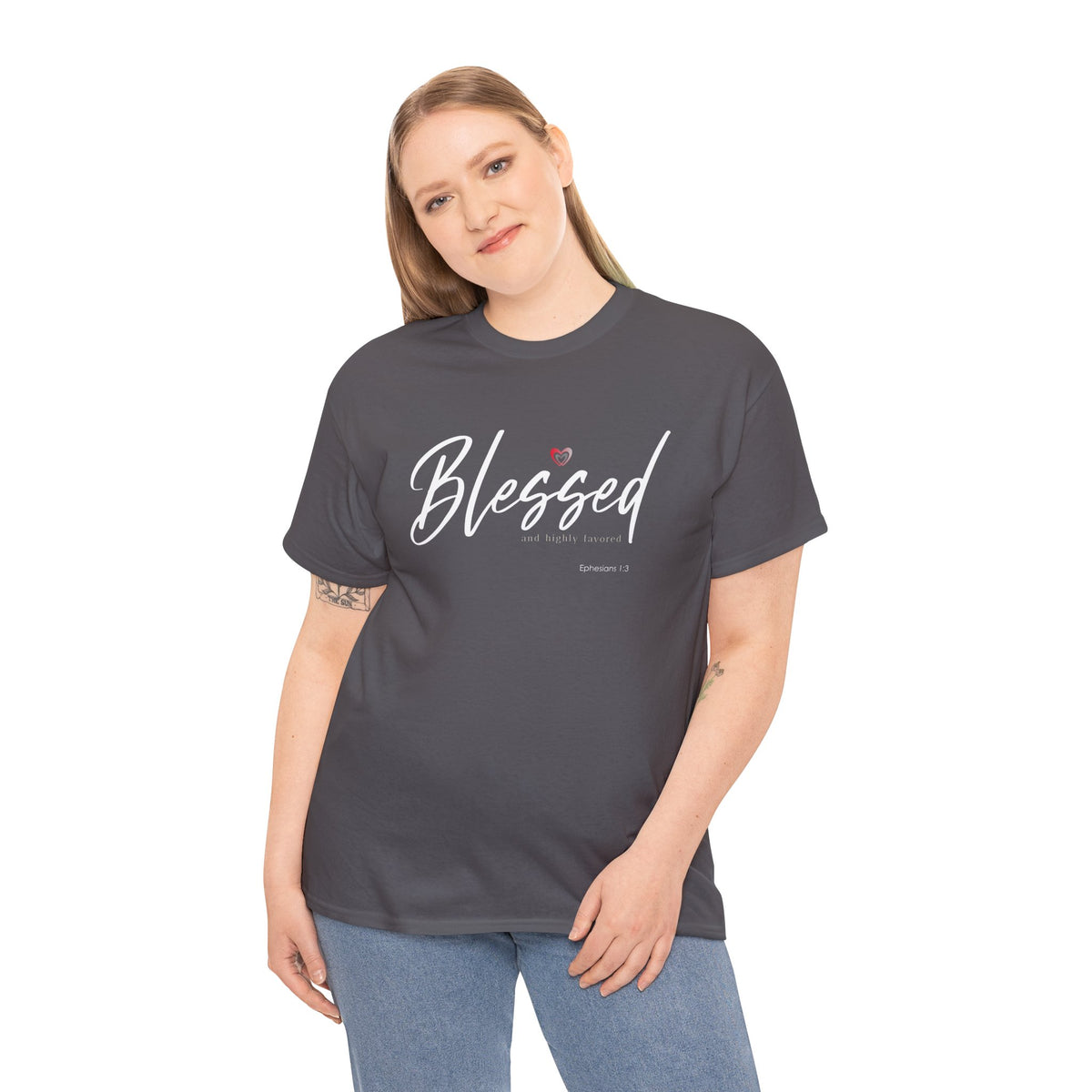 "Blessed" Women's Inspirational Graphic T‑Shirt