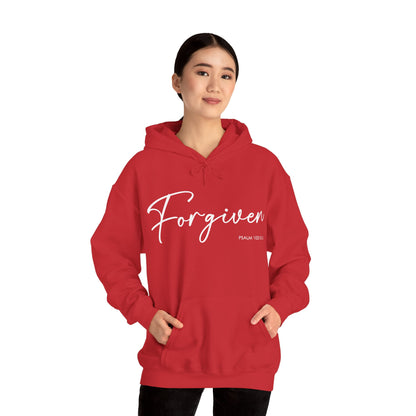"Forgiven" Inspirational Pullover Hoodie