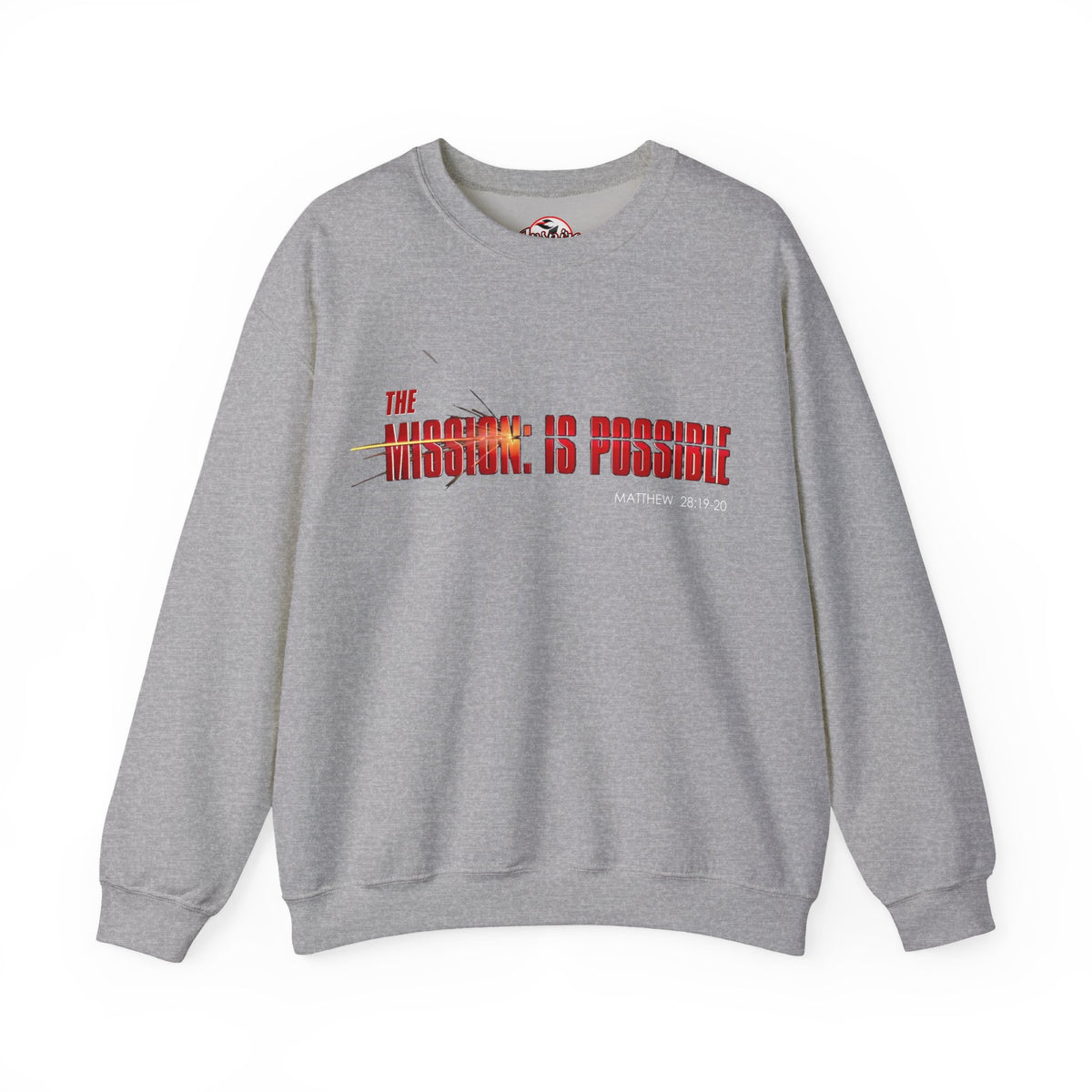 "The Mission is Possible" Motivational Crewneck Sweatshirt