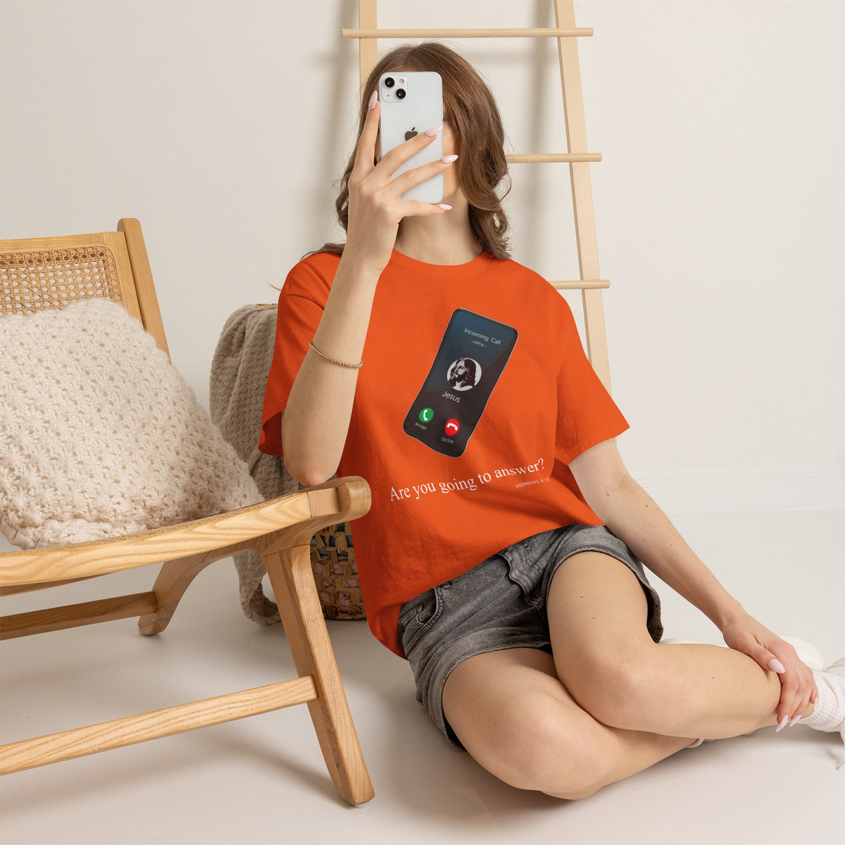 "Are You Going to Answer?" Inspirational Graphic Tee