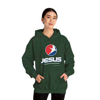 Jesus The Choice Logo Hoodie — Unisex Faith Pullover Hoodie