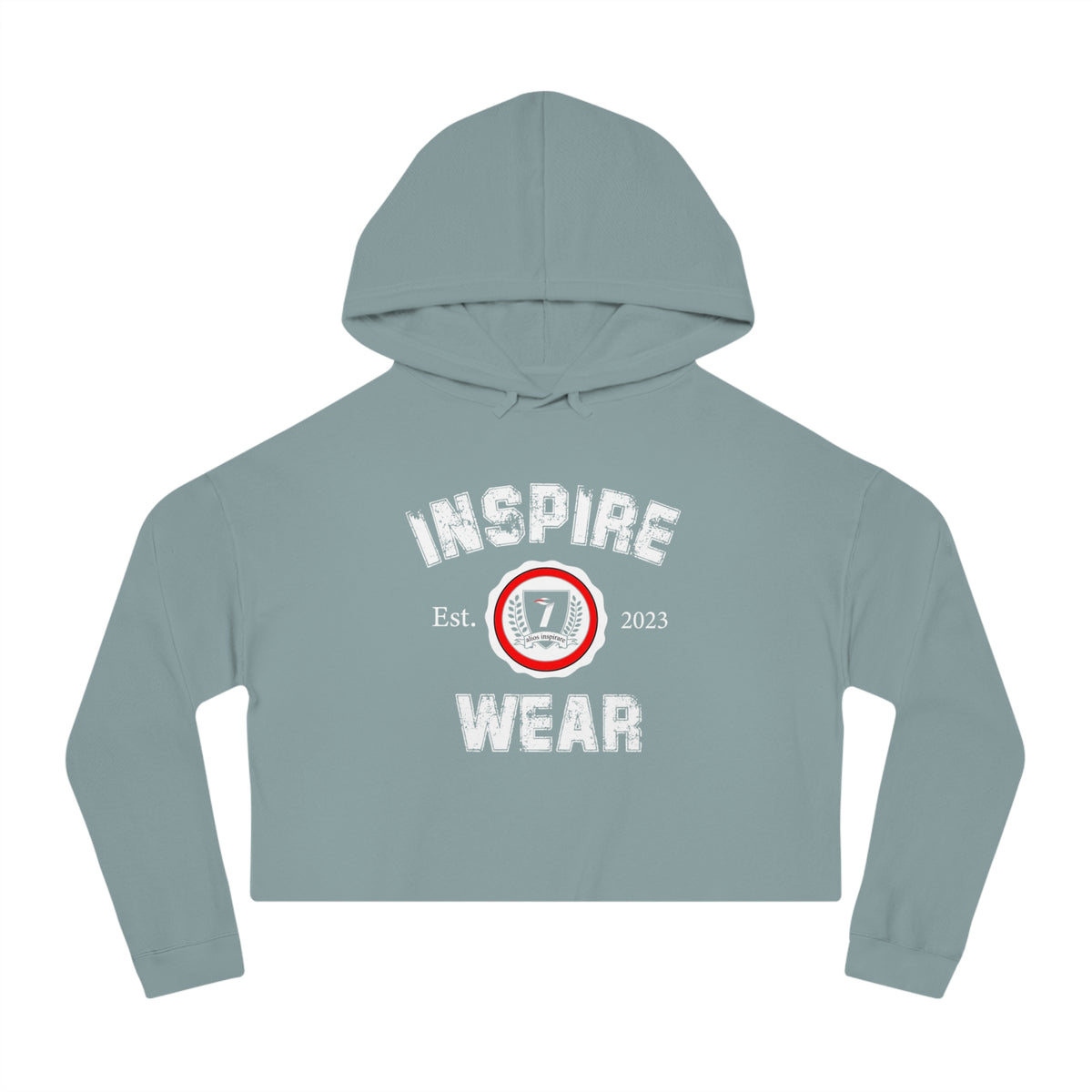Inspire Wear Women’s Cropped Hooded Sweatshirt