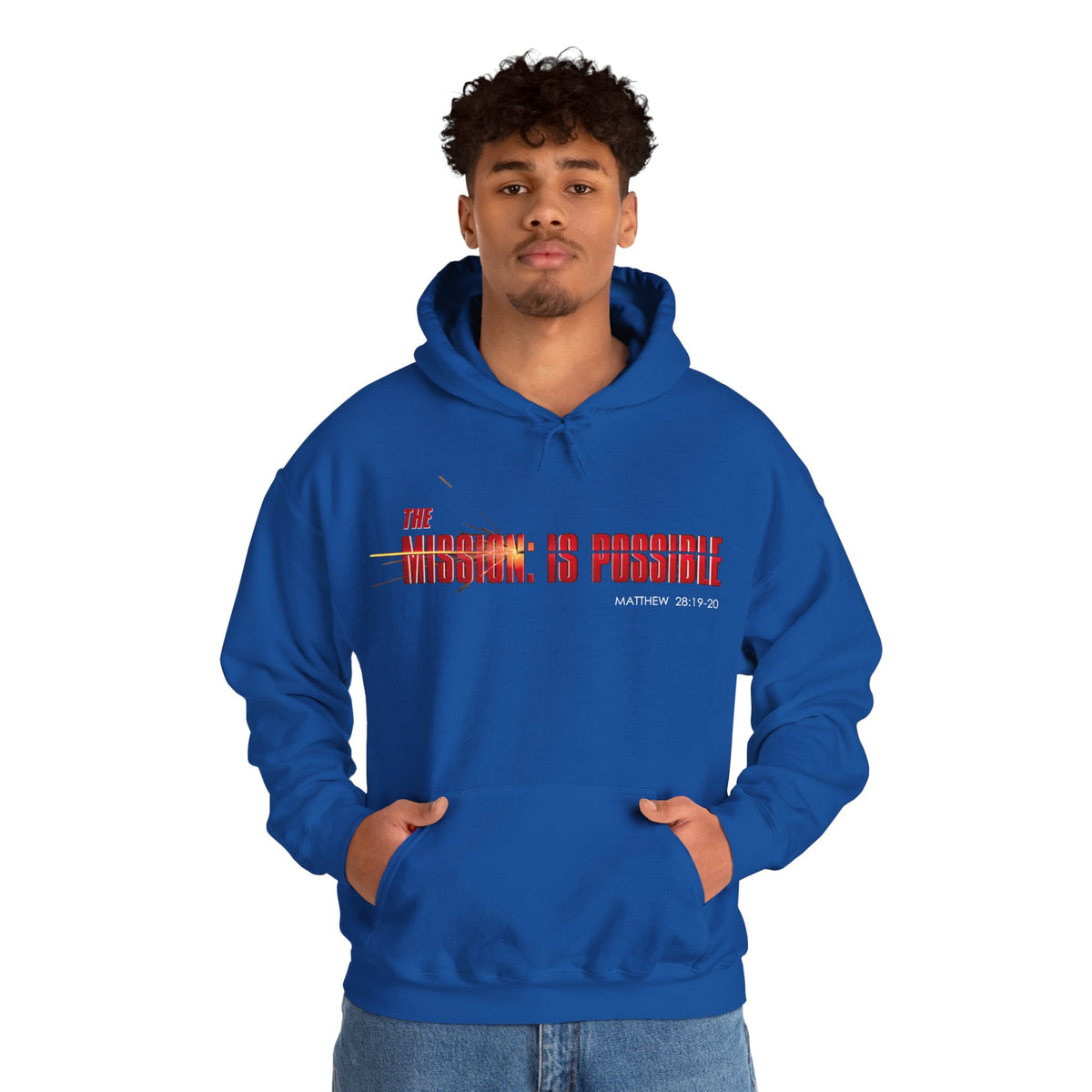 "The Mission is Possible" Motivational Pullover Hoodie