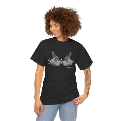 "Your Help Is Here" Women's Crewneck Graphic T-Shirt