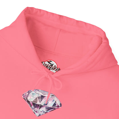 "No Pressure, no Diamond" Women's Heavy Blend™ Hooded Sweatshirt