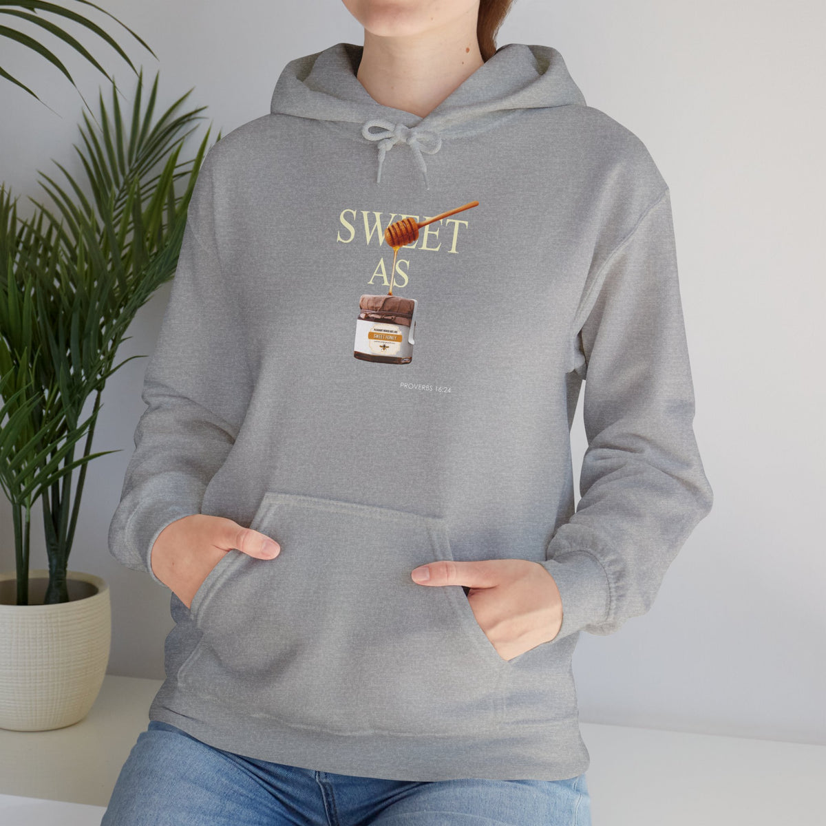 "Pleasant Words" Women's Inspirational Pullover Hoodie