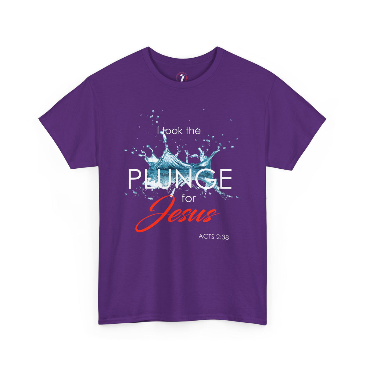 Plunge for Jesus Unisex Heavy Cotton Tee - Faith-Inspired Graphic Shirt