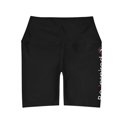 Inspire Wear High Waisted Yoga Shorts (AOP)