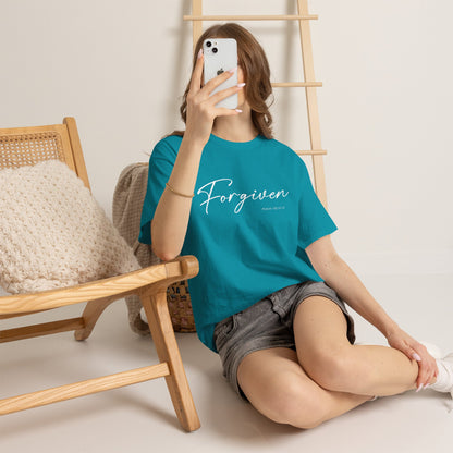 "Forgiven" Womens Christian Faith T-Shirt