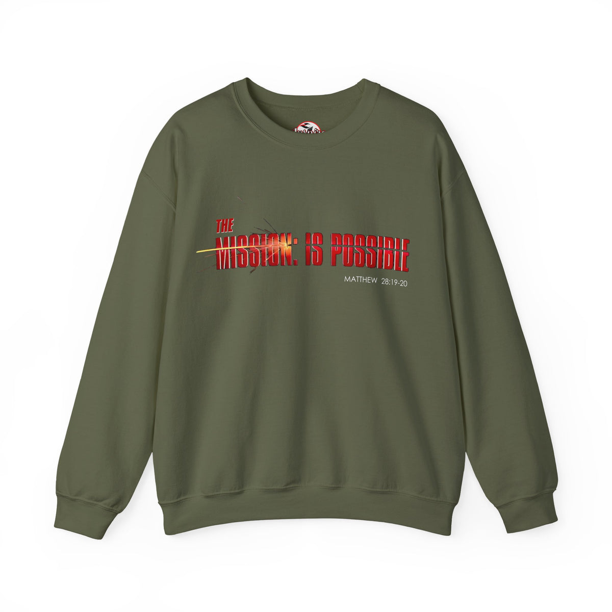 "The Mission is Possible" Motivational Crewneck Sweatshirt