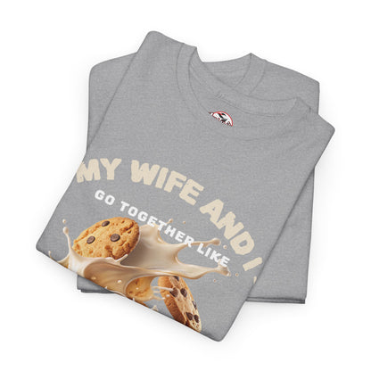 My Wife and I Go Together Like Cookies & Milk Men's Graphic Tee