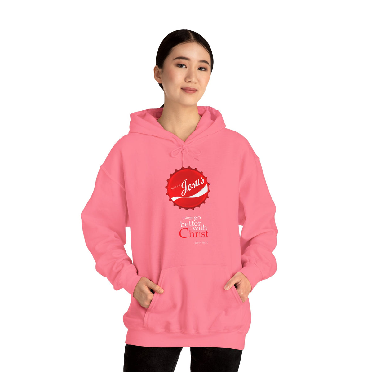Things Go Better with Christ - Unisex Hooded Sweatshirt