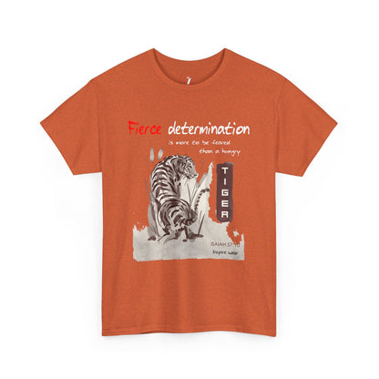 Fierce Determination Unisex Heavy Cotton Tee