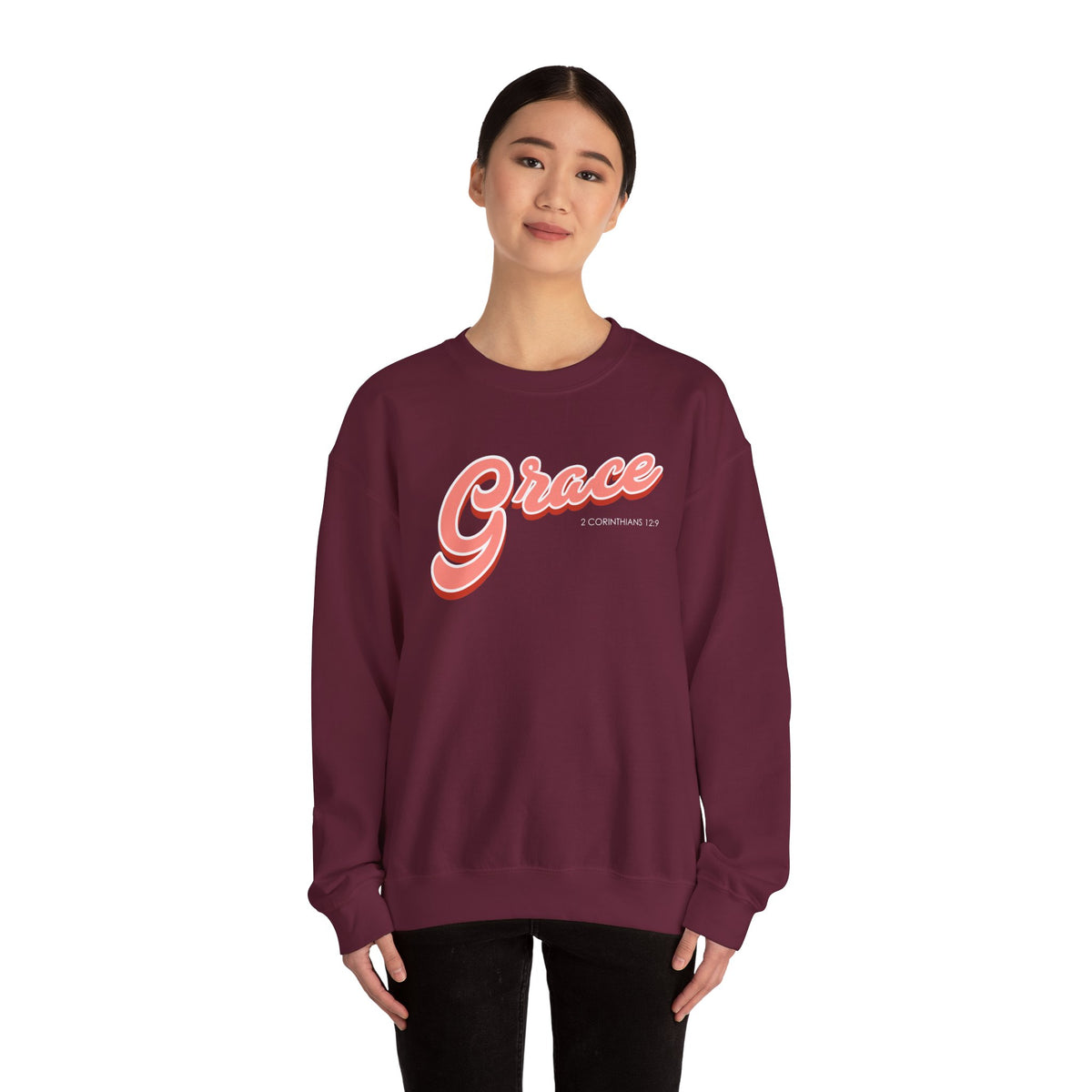 "Grace" Inspirational Crewneck Sweatshirt