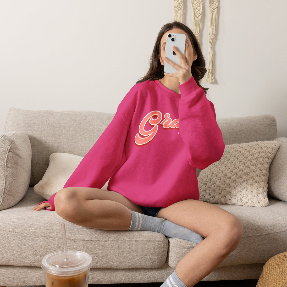 "Grace" Inspirational Crewneck Sweatshirt