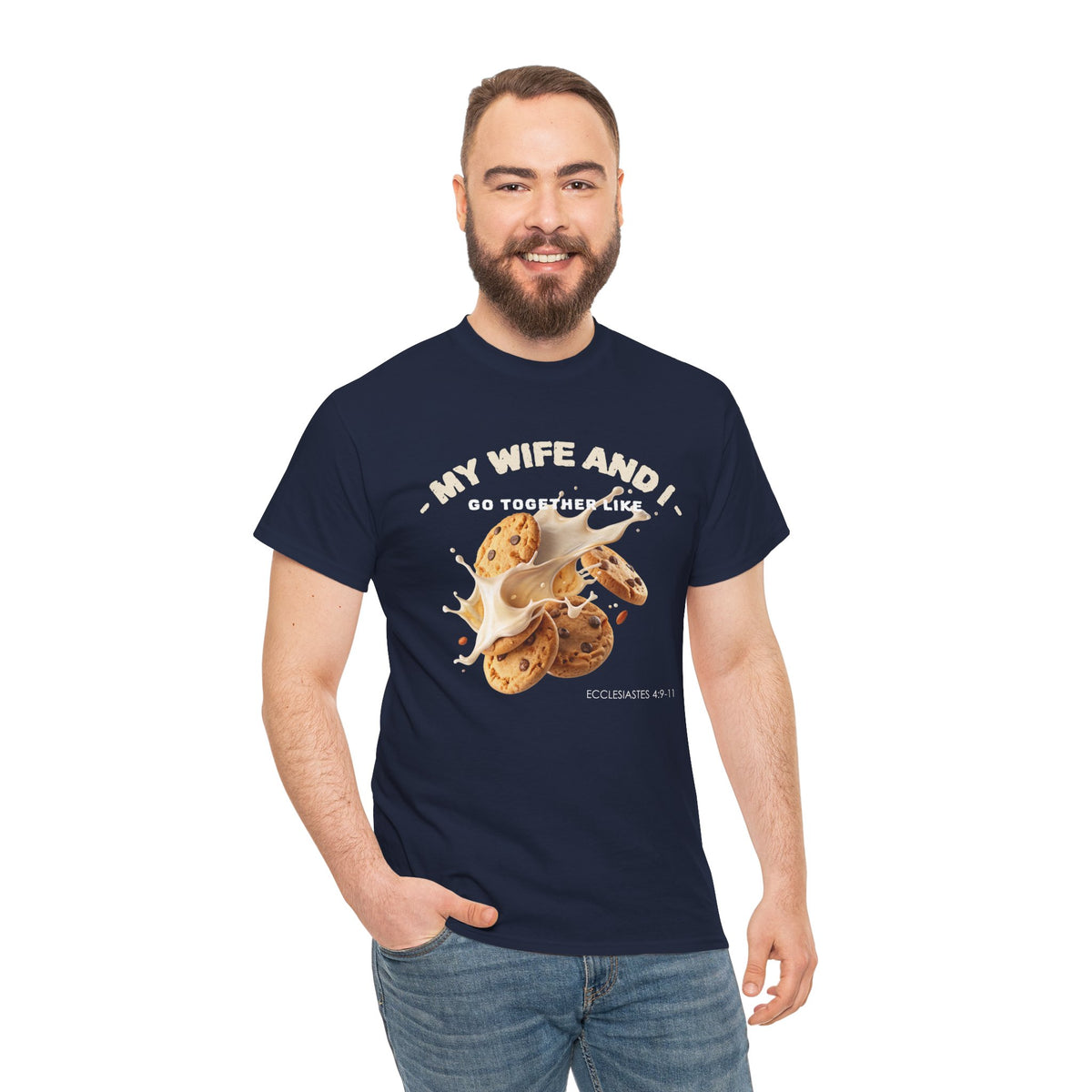 My Wife and I Go Together Like Cookies & Milk Men's Graphic Tee