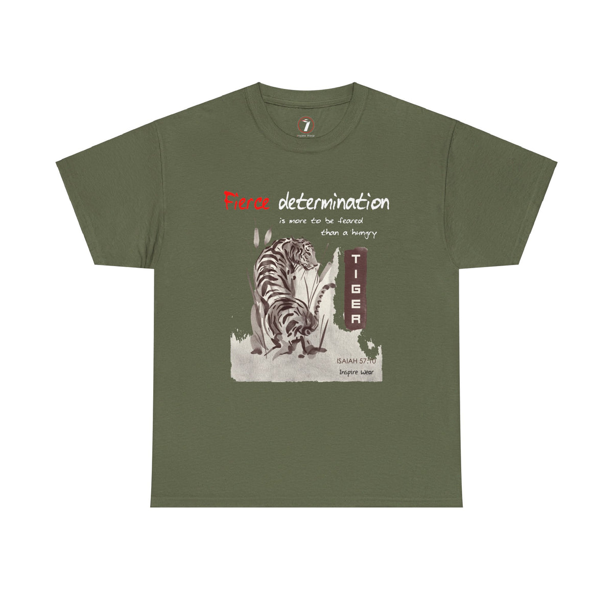 Fierce Determination Unisex Heavy Cotton Tee