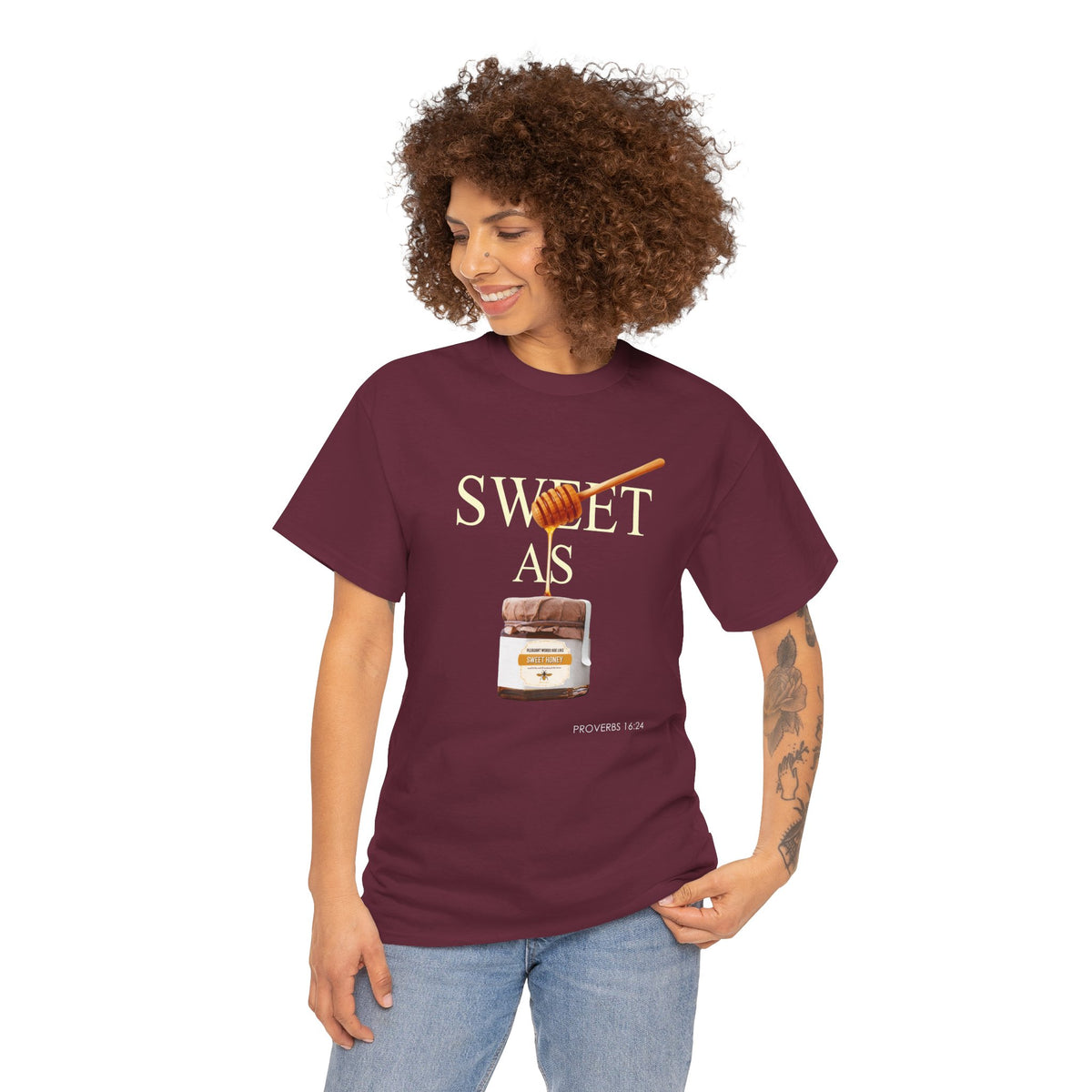"Pleasant Words" Women's Inspirational Graphic Tee