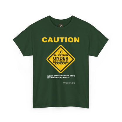 Salvation Under Construction Unisex Heavy Cotton Tee