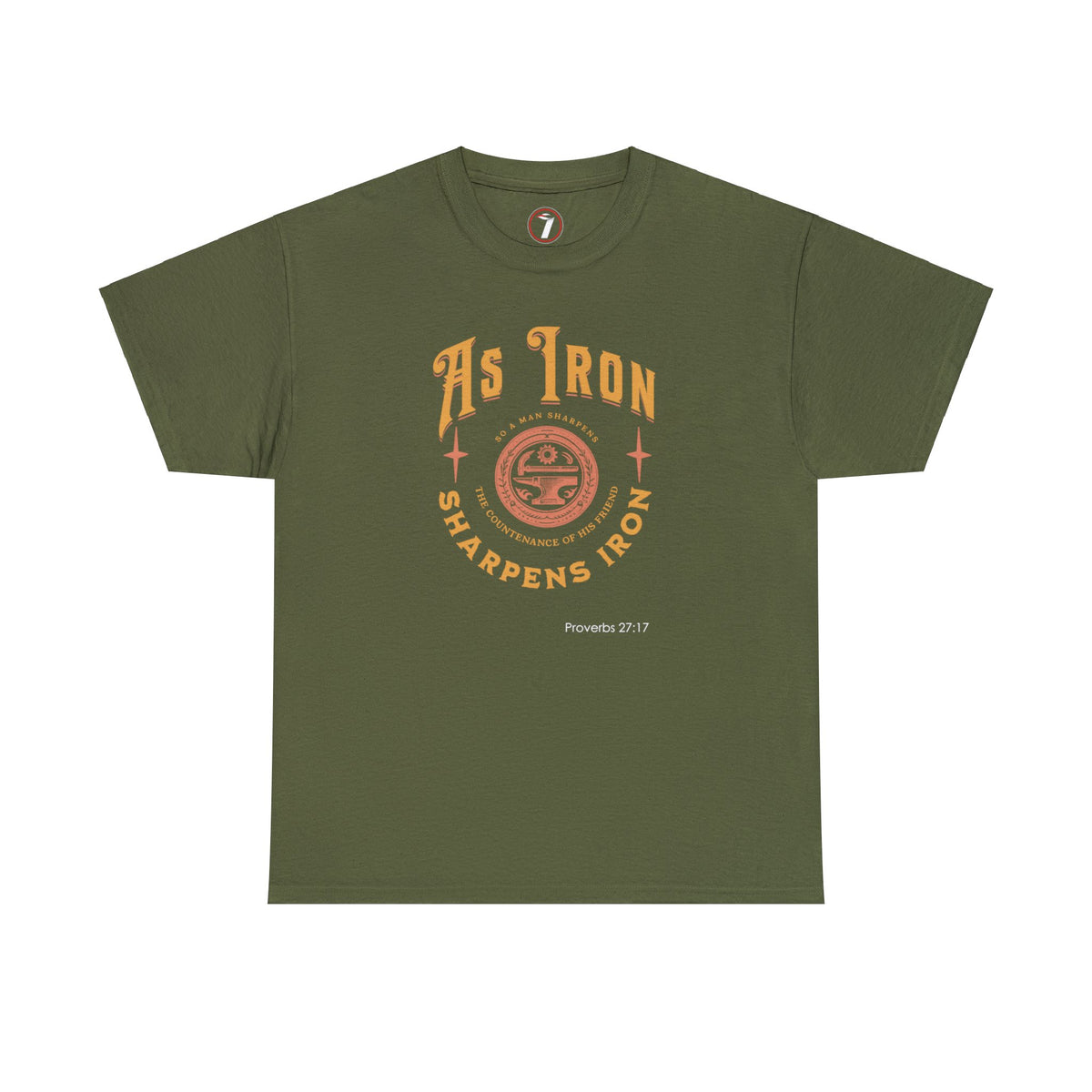 As Iron Sharpens Iron Unisex Heavy Cotton Tee