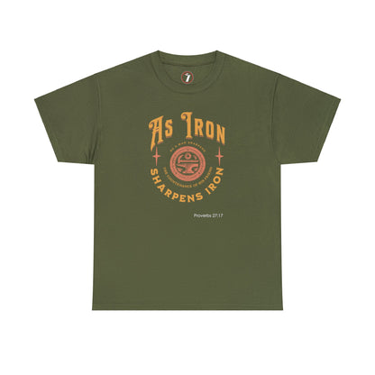 As Iron Sharpens Iron Unisex Heavy Cotton Tee