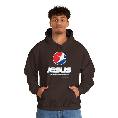 Jesus The Choice Logo Hoodie — Unisex Faith Pullover Hoodie